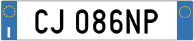Truck License Plate